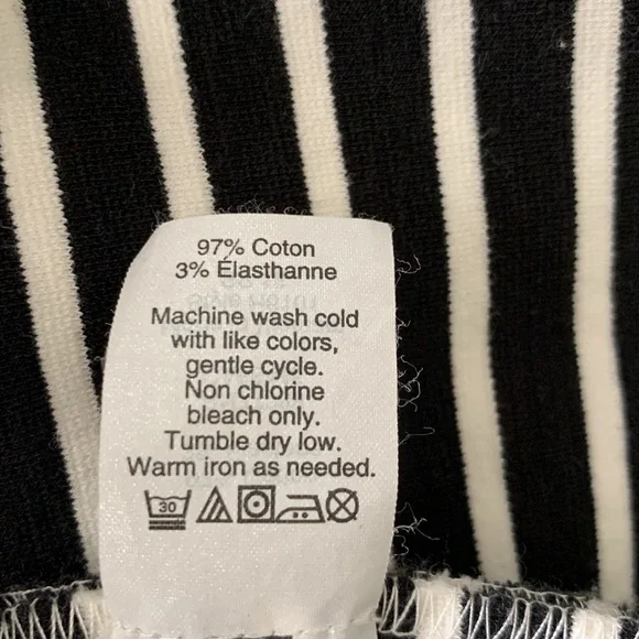 J.Crew Woman’s Black And White Striped Daybreak Sleeveless Ponte Dress Size M - Picture 6 of 10